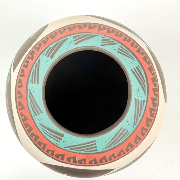 Mata Ortiz Pottery Lucero Osuna Silveira Mexico Chihuahua Vase Jar - Picture 6 of 8